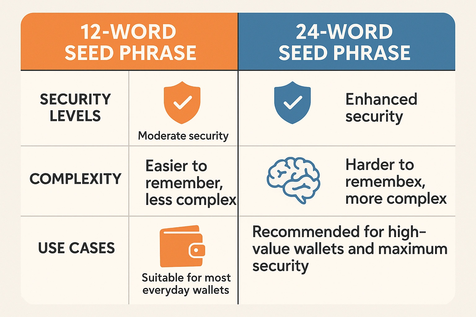 Understanding 12 & 24-Word Recovery Phrases: Complete Guide